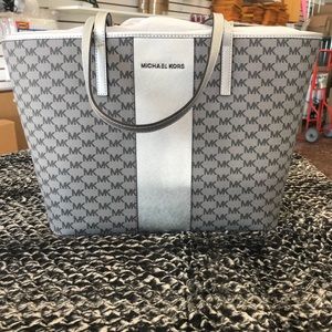 Silver Michael Kors Purse